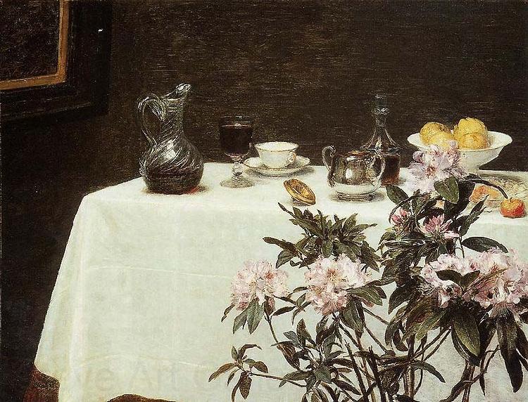 Henri Fantin-Latour Still Life, Corner of a Table, Norge oil painting art